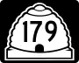 State Route 179 marker