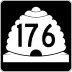State Route 176 marker