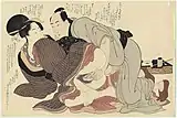 A Shunga served as sexual guidance for the newly married couples in Japan.
