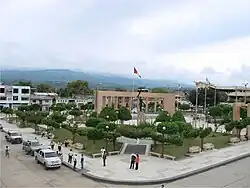 Main plaza of Bagua Grande