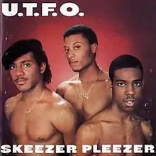 The cover consists of UTFO appearing shirtless against a red background. The group's name is on the top-left corner and the album title is below the group, both in white lettering.