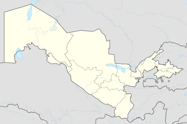 Shoʻrchi is located in Uzbekistan