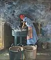Painting of a Washer Woman