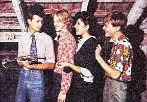 The original VIA Talas lineup: Dušan Gerzić, Miško Plavi, Mira Mijatović, and Bojan Pečar.