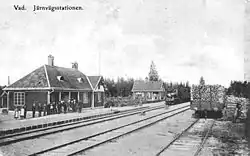 Vad railway station in about 1907