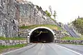 A view of the Vadfoss Tunnel from the north.  Photo: Peter Fiskerstrand