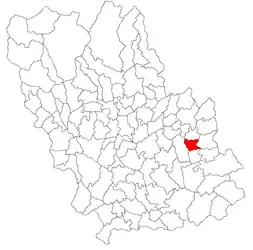 Location in Prahova County