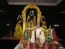 Vaikuntanatha Swamy Temple inner sanctum