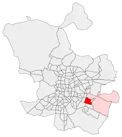Location of Valdebernardo