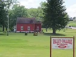 This old schoolhouse is on Route 226