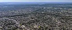 Valley Stream and the surrounding areas, as seen from the air.