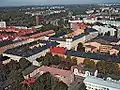 Aerial view of Vallila (with parts of Hermanni, Kumpula and Toukola on the background)