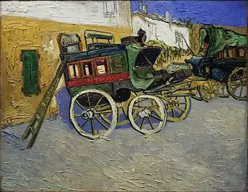Vincent van Gogh, The Stagecoach to Tarascon, 1888