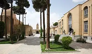 The courtyard of the Holy Savior Cathedral