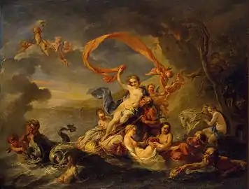 Jean-Baptiste van Loo, The Triumph of Galatea, 1720