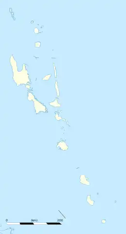 Rano is located in Vanuatu