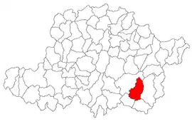 Location in Arad County