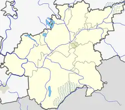 Paąžuolė is located in Varėna District Municipality