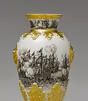 One of a pair of vases, 1720–25