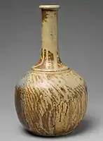 Stoneware vase with ash glaze, 1890–94