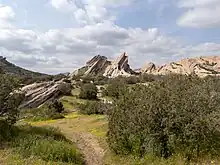 Montane chaparral in Vasquez Rocks State Natural Area