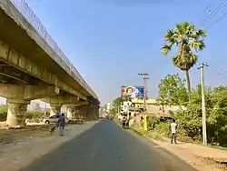 Vatluru Flyover Under Construction