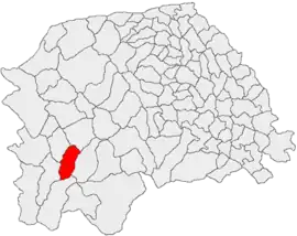 Location in Suceava County