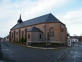 The church in Vaudricourt