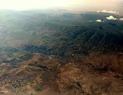 Aerial view of Vayots Dzor, Arin in the foreground