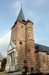 The church in Veauville-lès-Quelles