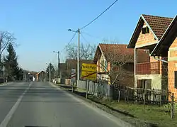 Street of Vedro Polje Village in Sisak-Moslavina county, Croatia