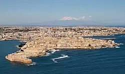 Ortygia island, where Syracuse was founded in ancient Greek times