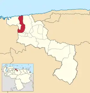 Location in Aragua