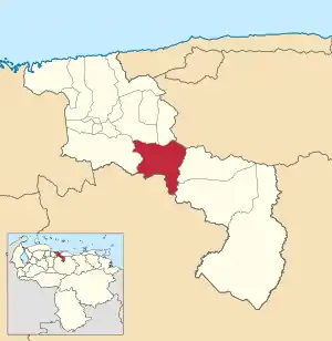 Location in Aragua