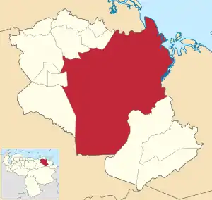 Location in Monagas