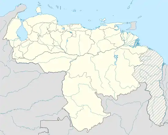Map showing the location of Libertador Municipality within Venezuela