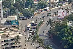 Venkojipalem junction from Kailasagiri.