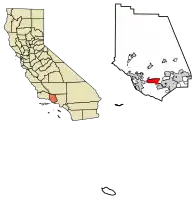 Location of Camarillo in Ventura County, California