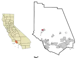 Location in Ventura County and the state of California