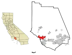 Location in Ventura County