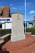 Hertfordshire Regiment memorial in Ver-sur-Mer