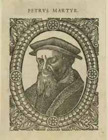 Engraving of Vermigli