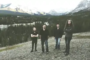 Viathyn's lineup as of 2014. From the left: Alex Kot, Tomislav Crnkovic, Dave Crnkovic, Jacob Wright.