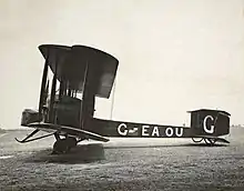 Vickers Vimy, G-EAOU, the aircraft flown by Smith in 1919