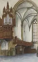 View of the organ in the Nieuwe Kerk, Amsterdam