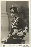 Victoria Louise in 1909, as Honorary Colonel of the II. Prussian Life Hussars Regiment