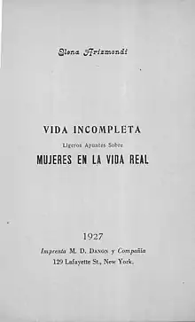 Photograph of the cover of a book.