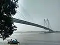 View of the Hooghly River and Vidyasagar Setu from Prinsep Ghat