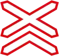 Multi-track level crossing