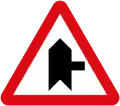 Side road with priority from the right